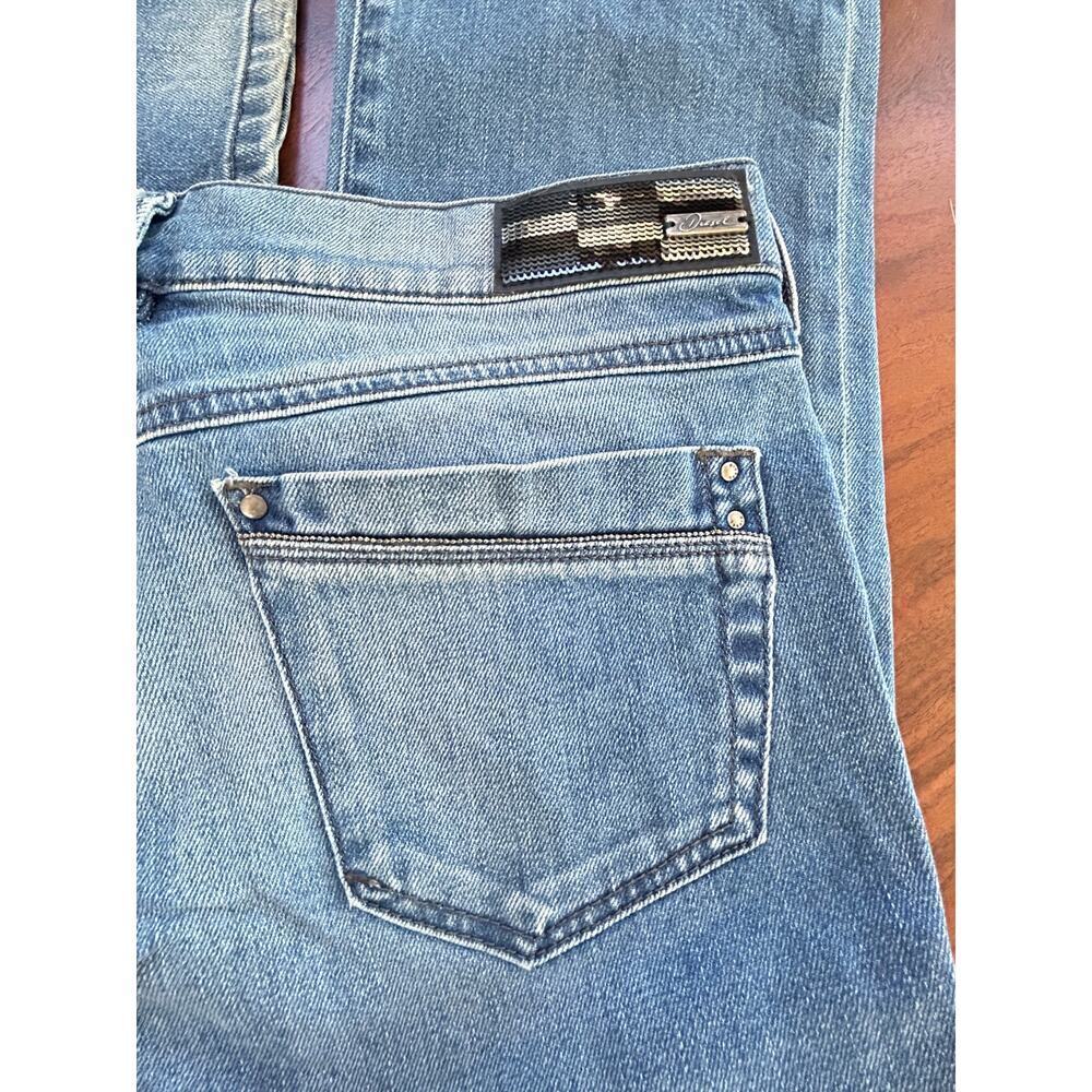 DIESEL Y2K Ronhoir Regular Bootcut Jeans 0880Z Stretch Size 26x30 Sequin Patch
